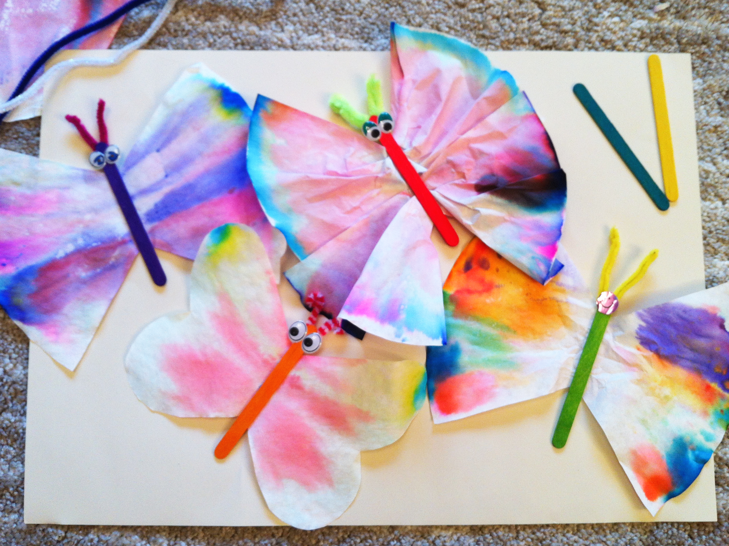 🦋 Chromatography Butterflies - EASY Butterfly Science Craft for Kids